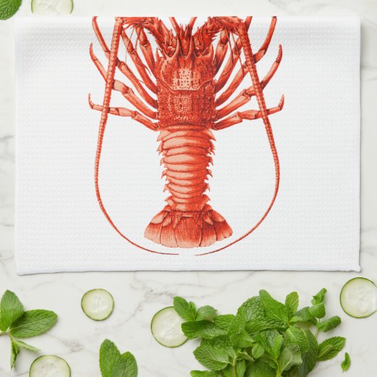 Cuisine de langouste ou serviette de thé (Plié)