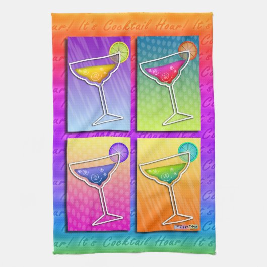 CUISINE de MARGARITAS d'art de bruit - SERVIETTE (Vertical)