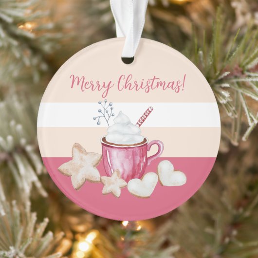 Cuisine De Noël Chaud Et Cookies Aquarelle (Arbre)