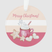 Cuisine De Noël Chaud Et Cookies Aquarelle (devant)