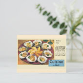 Cuisine DE Noel, Huitres frites, Feestdagenkaart (Staand voorkant)