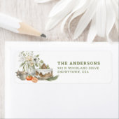 Cuisine de vacances | Noël | étiquette d'adresse d (En situation)