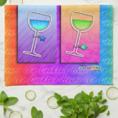 Cuisine de VIN d'art de bruit - SERVIETTE de barre (Plié)