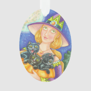 CUISINE EN CHAT NOIR & HALLOWEEN HALLOWEEN ORNAMEN