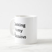 Cuisine est ma passion Café Mug (Devant gauche)