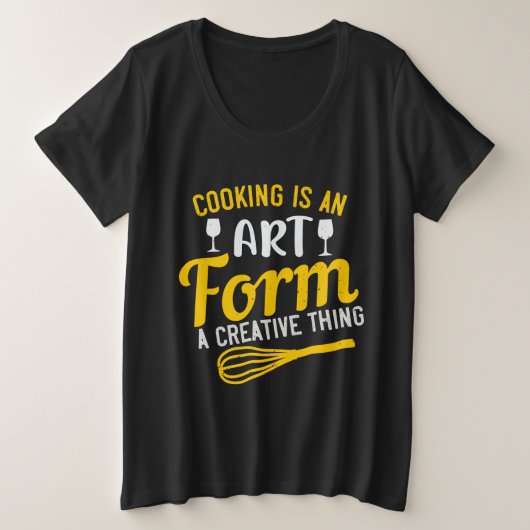 Cuisine Est Une Forme D'Art Une Chose Créative (Design devant)