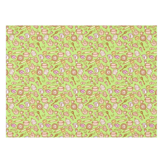 Cuisine fine nappe verte (Devant (Horizontal))