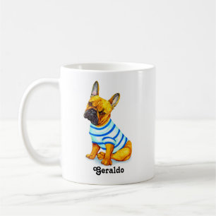 Cuisine française Bulldog Puppy Coffee Mug
