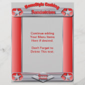 Cuisine Homestyle SANDWICHES Menu Insertion (Dos)