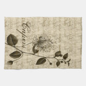 Cuisine italienne Capers Floral Serviettes (Horizontal)