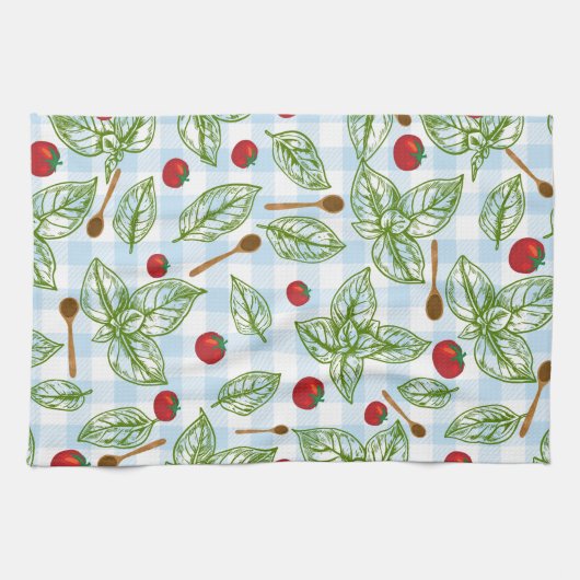 Cuisine italienne Serviette de jardin (Horizontal)
