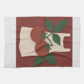 Cuisine Italienne Tomates Serviette de thé — Chef  (Horizontal)