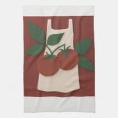 Cuisine Italienne Tomates Serviette de thé — Chef  (Vertical)