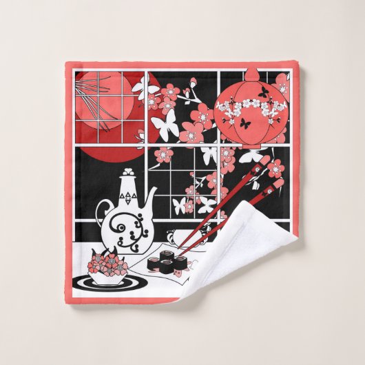 Cuisine japonaise (Gant de toilette)