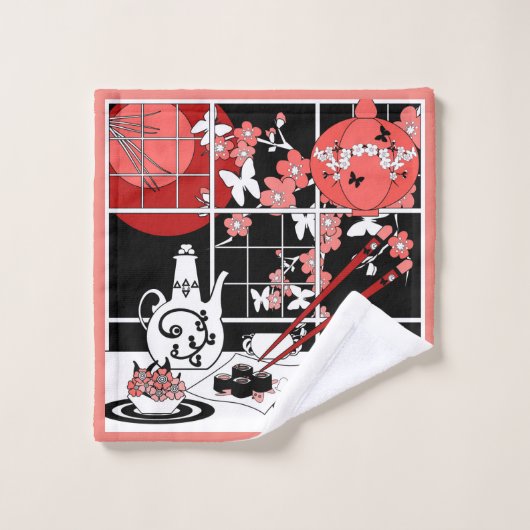 Cuisine japonaise (Gant de toilette)