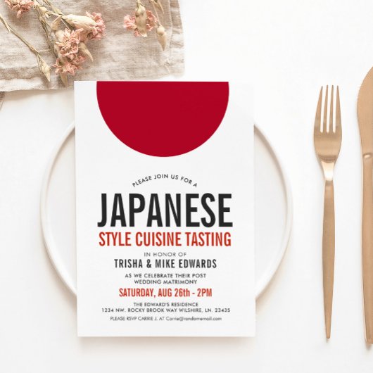Cuisine japonaise | Invitation de parti