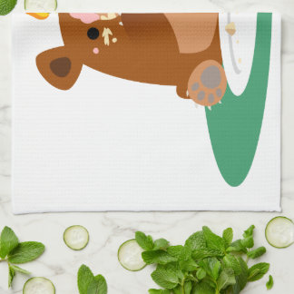 Cuisine Joyeux anniversaire, petit ours ! ! linge de cuisi