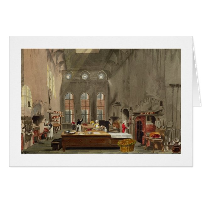 Cuisine, le palais de St James, gravé par William (Devant horizontal)