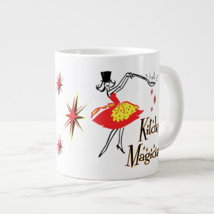 Cuisine Magicien Rétro Art Jumbo Mug