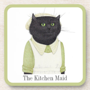 CUISINE MAID CAT Dessous de verre en plastique dur