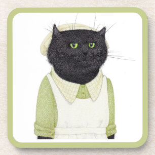 CUISINE MAID CAT Dessous de verre en plastique dur