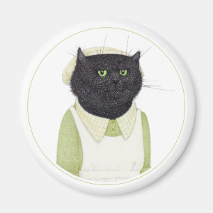 CUISINE MAID CAT Rond Magnet II