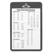 Cuisine mesure gris conversion Chef Magnet (Vertical)