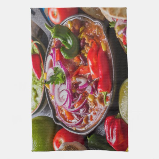 Cuisine mexicaine serviette 3 (Vertical)