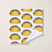 Cuisine mexicaine Taco Mardi Imprimer Pied de page (Gant de toilette)