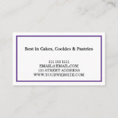 Cuisine moderne Whisk Bakery Carte de visite (Dos)