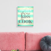 cuisine mur art humour toile typographie (Insitu(Salon))