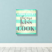 cuisine mur art humour toile typographie (Insitu (Plancher de Bois))