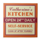 Cuisine - nom fait sur commande - carreaux de (Devant)