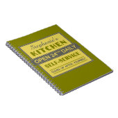 Cuisine - nom personnalisé - carnet (Côté Droit)