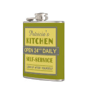 Cuisine - nom personnalisé - flacon (Gauche)