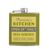 Cuisine - nom personnalisé - flacon (Devant)