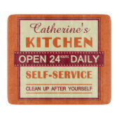 Cuisine - nom personnalisé - planches à découper (Devant)