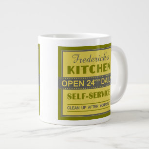 Cuisine - nom personnalisé - tasses