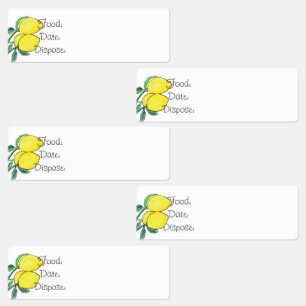 Cuisine Organisation Étiquettes alimentaires citro