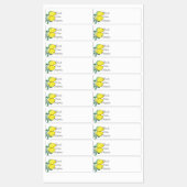 Cuisine Organisation Étiquettes alimentaires citro (Feuille)