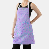 Cuisine ou tablier d'art avec peinture violette (Insitu)