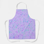 Cuisine ou tablier d'art avec peinture violette (Recto)