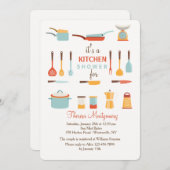 Cuisine Outils Douche Invitation (Devant / Derrière)