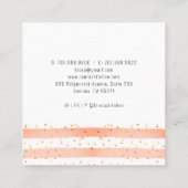 Cuisine pâtisserie Chef Aquarelle Carte de visite (Dos)