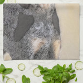Cuisine Peinture de linge bluetick - mignon chien original (Plié)