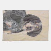 Cuisine Peinture de linge bluetick - mignon chien original (Horizontal)