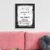 cuisine personnalisée citation toile mur art (Insitu(Salon))