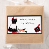 Cuisine personnalisée Étiquettes grande taille (En situation)