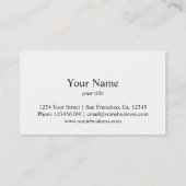 Cuisine personnalisée Ustensiles de cuisine carte (Dos)