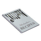 Cuisine personnalisée ustensiles recettes carnet (Côté Droit)